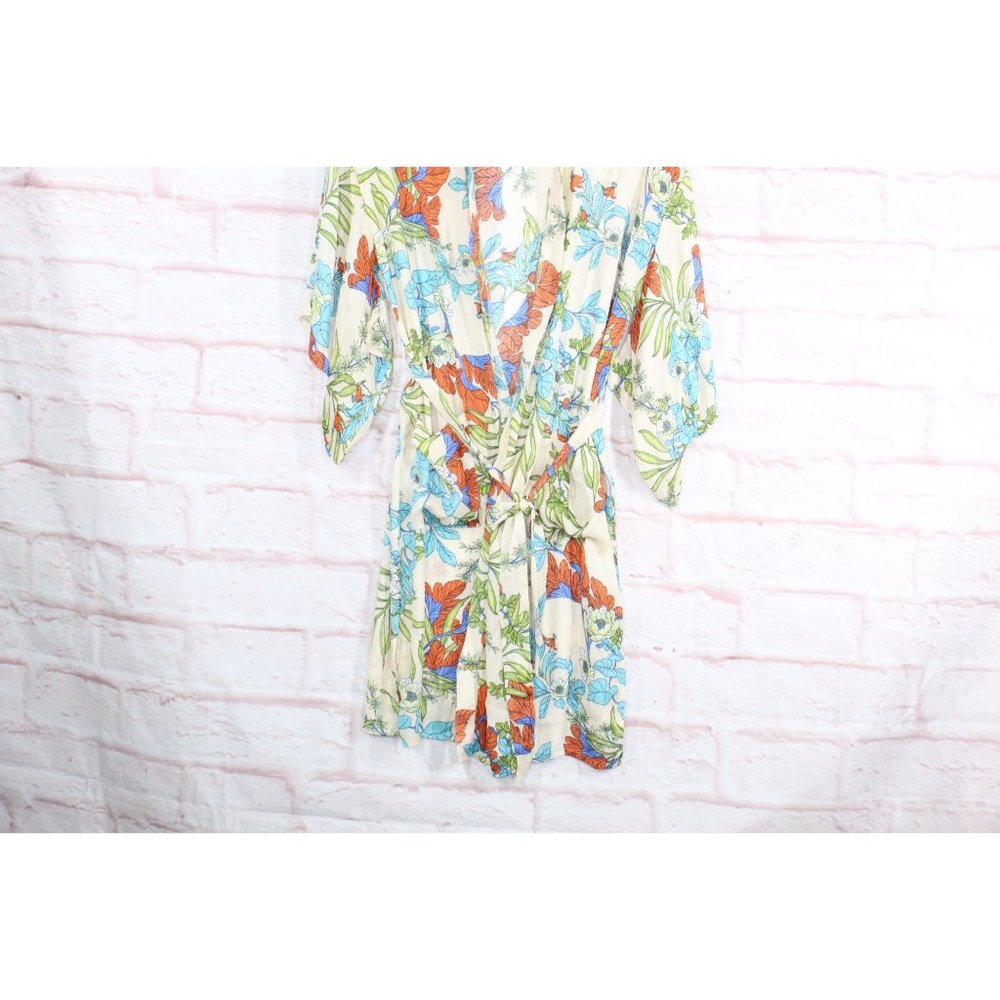 NWT! Eye Candy Multicolor Floral Printed Wrap Belt Summer Dress Size S - Picture 3 of 10